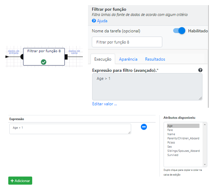 Filtrar por função