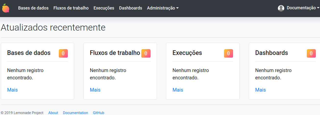 Tela de Abertura Vazia