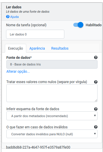 Tabela - Ler dados