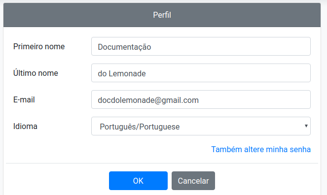 Edição de dados