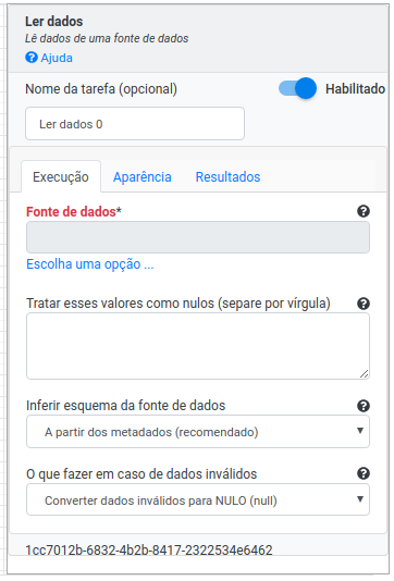Tabela - Ler dados