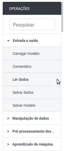 Ler Dados - Barra Lateral