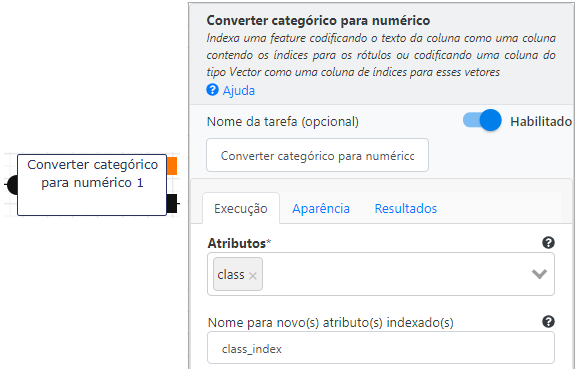 Tabela - Converter categórico para numérico