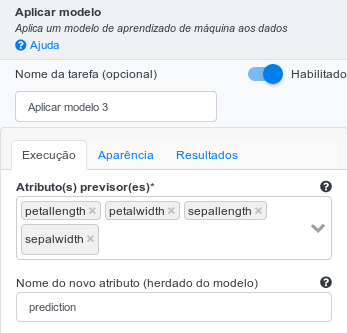 Aplicar modelo