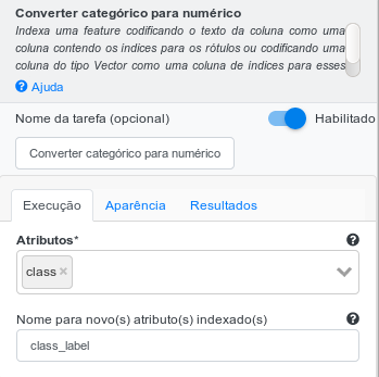 Converter categórico para numérico