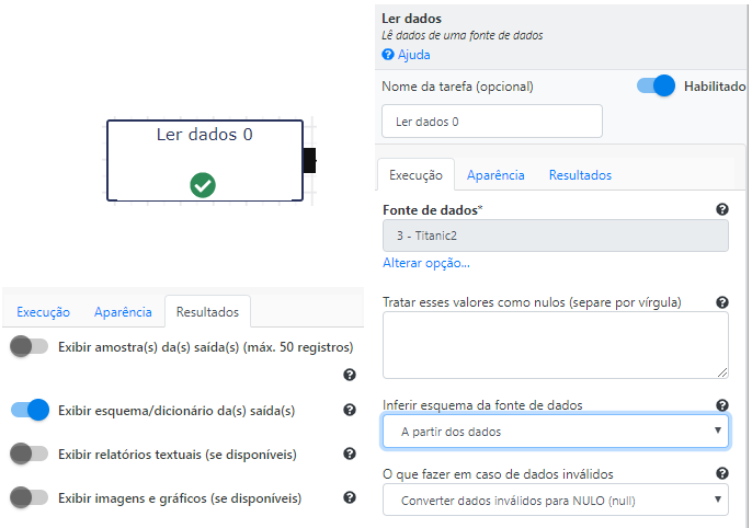 Tabela - Ler a partir de dados