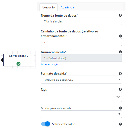 Salvar Dados