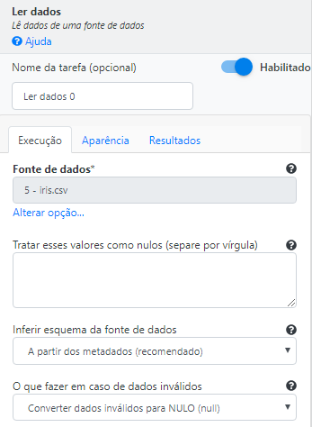 Formulário Ler Dados