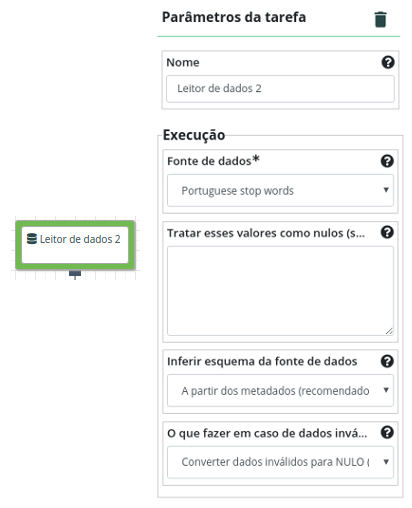 Operação Ler dados