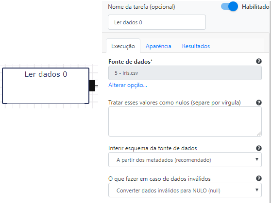 Opereação Ler Dados