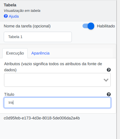 Tabela